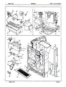 06 - Water & Ice Dispenser parts for Maytag Refrigerator NEDNS249HA / 7L38A from AppliancePartsPros.com