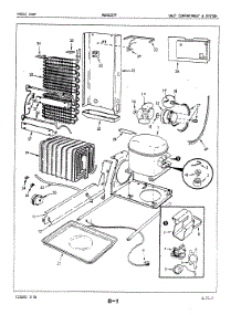 03 - Unit Compartment & System parts for Maytag Refrigerator NENS227F / 5M50B from AppliancePartsPros.com