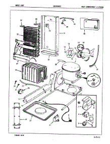 05 - Unit Compartment & System parts for Maytag Refrigerator NENS248GZA / 7L37A from AppliancePartsPros.com