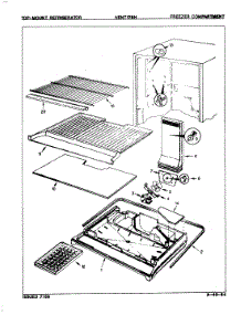 02 - Freezer Compartment parts for Maytag Refrigerator NENT176HA / 7D53A from AppliancePartsPros.com