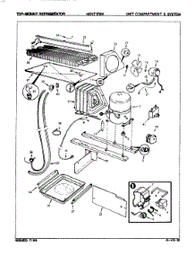 04 - Unit Compartment & System parts for Maytag Refrigerator NENT176HA / 7D53A from AppliancePartsPros.com