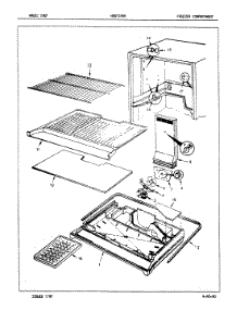 02 - Freezer Compartment parts for Maytag Refrigerator NENT196HA / 7A81A from AppliancePartsPros.com