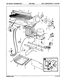 02 - Unit Compartment & System parts for Maytag Refrigerator NENT198H / 7A71A from AppliancePartsPros.com