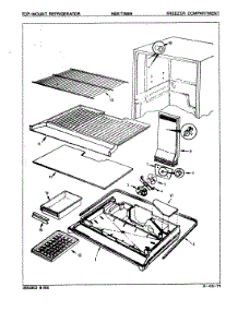 02 - Freezer Compartment parts for Maytag Refrigerator NENT198HA / 7A71A from AppliancePartsPros.com