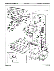 03 - Fresh Food Compartment parts for Maytag Refrigerator NENT198HA / 7A71A from AppliancePartsPros.com