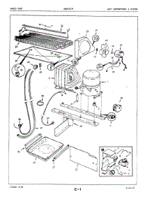 02 - Unit Compartment & System parts for Maytag Refrigerator NENT217F / 5D80A from AppliancePartsPros.com