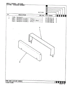 02 - Control Panel parts for Norge Range NEW2H0 from AppliancePartsPros.com