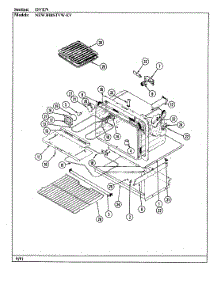 05 - Oven parts for Norge Range NEW3H8STVW-EV from AppliancePartsPros.com