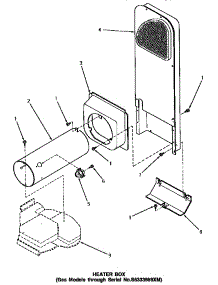 07 - Heater Box (Thru Sn S6333959xm) parts for Amana Washer NG3319 from AppliancePartsPros.com