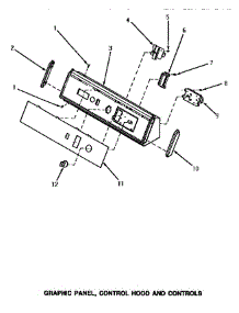 05 - Graphic Panel, Control Hood & Controls parts for Amana Washer NG7519 from AppliancePartsPros.com