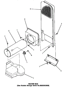 06 - Heater Box parts for Amana Washer NG8639 from AppliancePartsPros.com
