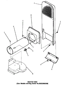 07 - Heater Box parts for Amana Washer NG8639 from AppliancePartsPros.com