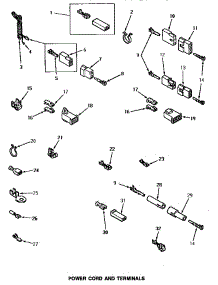 10 - Power Cord & Terminals parts for Amana Washer NG8639 from AppliancePartsPros.com