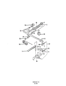 04 - Gas Controls parts for Norge Range NGA2G1K from AppliancePartsPros.com