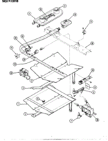 03 - Control System parts for Norge Range NGA3H8EKX from AppliancePartsPros.com