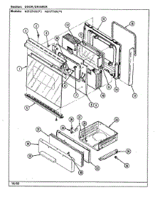 04 - Gas Controls parts for Norge Range NGA3M8CKV from AppliancePartsPros.com