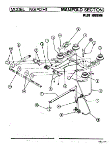 03 - Controls parts for Norge Range NGW2H1 from AppliancePartsPros.com
