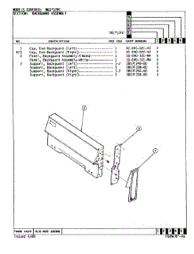 02 - Control Panel parts for Norge Range NGW2HK1 from AppliancePartsPros.com
