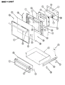 02 - Control Panel parts for Norge Range NGW3H2AV from AppliancePartsPros.com