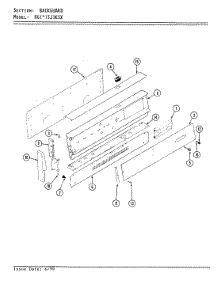 02 - Control Panel parts for Norge Range NGW3J3KSX from AppliancePartsPros.com