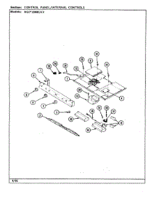 05 - Internal Controls parts for Norge Range NGW3M8CKV from AppliancePartsPros.com