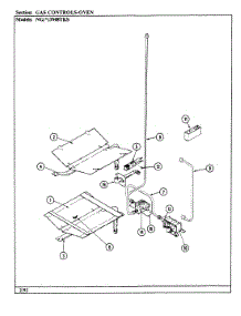 04 - Gas Controls parts for Norge Range NGW3M8TKS from AppliancePartsPros.com