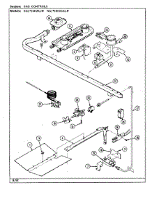 04 - Gas Controls parts for Norge Range NGW6H2GKLW from AppliancePartsPros.com
