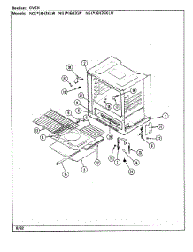 05 - Oven parts for Norge Range NGW6H2KLW from AppliancePartsPros.com