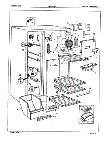 04 - Fresh Food Door parts for Maytag Refrigerator NNS207F2GA / 5N78A from AppliancePartsPros.com