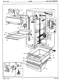 03 - Fresh Food Compartment parts for Maytag Refrigerator NNS208FA / 5M54A from AppliancePartsPros.com