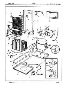 05 - Unit Compartment & System parts for Maytag Refrigerator NNS208GA / 5N68A from AppliancePartsPros.com