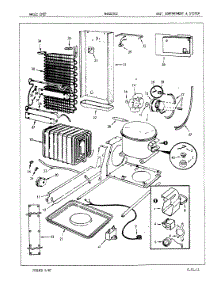 05 - Unit Compartment & System parts for Maytag Refrigerator NNS227GZA / 7L34A from AppliancePartsPros.com