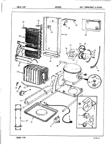 04 - Unit Compartment & System parts for Maytag Refrigerator NNS228GH / 7L41A from AppliancePartsPros.com