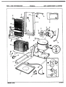 03 - Unit Compartment & System parts for Maytag Refrigerator NNS228J / 8L37A from AppliancePartsPros.com