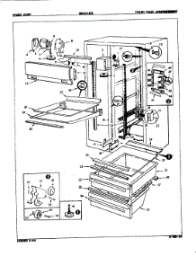 02 - Fresh Food Compartment parts for Maytag Refrigerator NNS248G / 5N70A from AppliancePartsPros.com