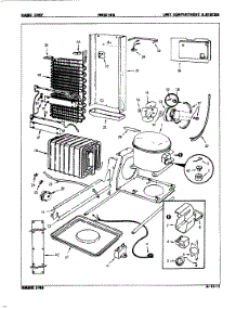 03 - Unit Compartment & System parts for Maytag Refrigerator NNS248GH / 5N70A from AppliancePartsPros.com