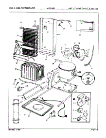 03 - Unit Compartment & System parts for Maytag Refrigerator NNS248J / 8L39A from AppliancePartsPros.com