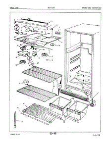 02 - Fresh Food Compartment parts for Maytag Refrigerator NNT156DVA / 5A51B from AppliancePartsPros.com