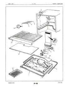 02 - Freezer Compartment parts for Maytag Refrigerator NNT156GH / 7A28A from AppliancePartsPros.com