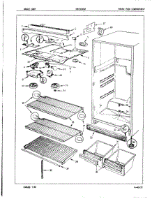 03 - Fresh Food Compartment parts for Maytag Refrigerator NNT156GZA / 7A08B from AppliancePartsPros.com