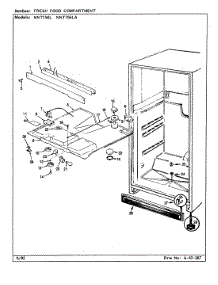 03 - Fresh Food Compartment parts for Maytag Refrigerator NNT156L / CC01A from AppliancePartsPros.com