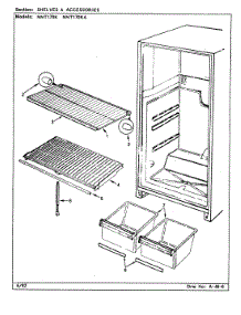 04 - Shelves & Accessories parts for Maytag Refrigerator NNT170K / CC28A from AppliancePartsPros.com