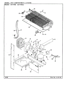 05 - Unit Compartment & System parts for Maytag Refrigerator NNT170K / CC28A from AppliancePartsPros.com
