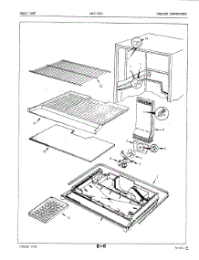 02 - Freezer Compartment parts for Maytag Refrigerator NNT176DVA / 5A52B from AppliancePartsPros.com
