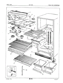 03 - Fresh Food Compartment parts for Maytag Refrigerator NNT176DVA / 5A52B from AppliancePartsPros.com