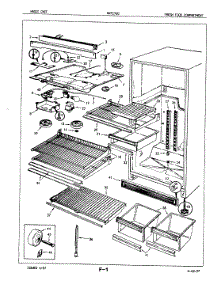 03 - Fresh Food Compartment parts for Maytag Refrigerator NNT176GA / 7D55A from AppliancePartsPros.com