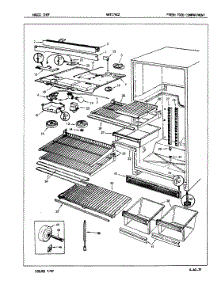 03 - Fresh Food Compartment parts for Maytag Refrigerator NNT176GZA / 7A09A from AppliancePartsPros.com