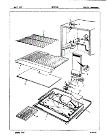 02 - Freezer Compartment parts for Maytag Refrigerator NNT176GZA / 7A09B from AppliancePartsPros.com