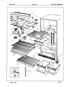 03 - Fresh Food Compartment parts for Maytag Refrigerator NNT176GZA / 8A34A from AppliancePartsPros.com