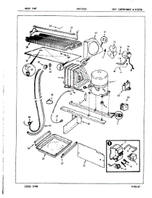 03 - Unit Compartment & System parts for Maytag Refrigerator NNT176GZH / 8A34A from AppliancePartsPros.com
